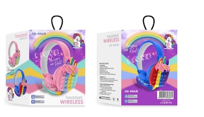 Foto 3 | Foto 3 | Auriculares Inalámbricos Bluetooth Unicorn Girl con Batería de 360 Mah - Venta Internacional