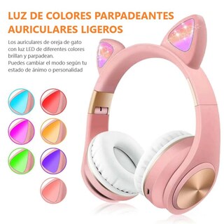 Foto 2 | Foto 2 | Auriculares Inalámbricos Bluetooth 5.0 Cat Premium Cat Pink - Venta Internacional