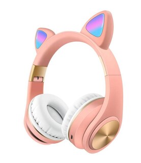 Foto 6 | Foto 6 | Auriculares Inalámbricos Bluetooth 5.0 Cat Premium Cat Pink - Venta Internacional