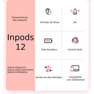 Foto 7 | Foto 7 | Audífonos True Wireless Aquila Blancos con Bluetooth