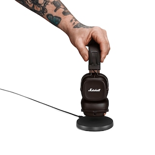 Foto 6 | Foto 6 | Auriculares Supraaurales Bluetooth Marshall Major IV Marrón - Venta Internacional