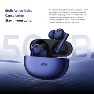 Foto 2 | Foto 2 | Auriculares Realme Buds Air 5 Truly Wireless Con Anc Blue - Venta Internacional.