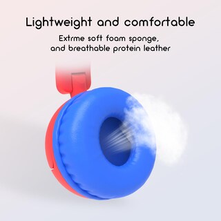 Foto 4 | Foto 4 | Auriculares Imyb Kids Con Cable, Plegables, Estéreo, Rojos - Venta Internacional.