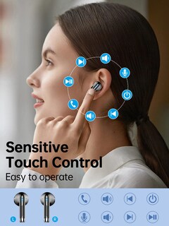 Foto 6 | Foto 6 | Auriculares Inalámbricos Bluetooth 5.3, 40 Horas De Reproducción, Ip7, Impermeables - Venta Internacional.