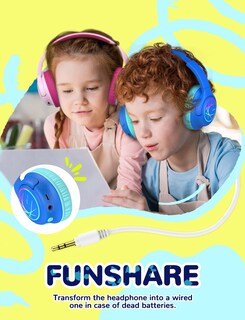 Foto 7 | Foto 7 | Auriculares Bluetooth Iclever Bth18 Para Niños Con Luces Led 43h, Color Azul - Venta Internacional.