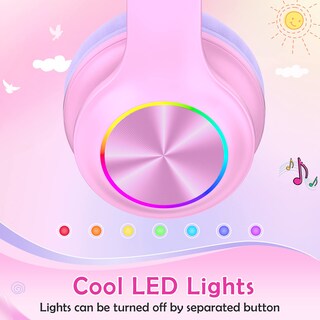 Foto 2 | Foto 2 | Auriculares Inalámbricos Para Niños Candy Bila Cb01 Con Micrófono Rosa - Venta Internacional.