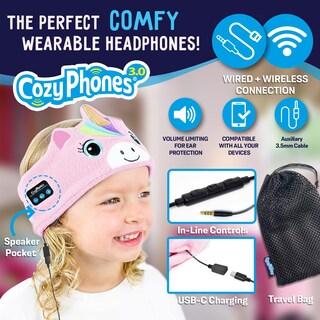 Foto 4 | Foto 4 | Auriculares Inalámbricos Para Niños Pequeños Cozyphones 3.0 Para Niños De Más De 2 Años - Venta Internacional.