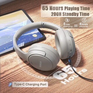 Foto 4 | Foto 4 | Auriculares Runolim Hybrid Con Cancelación Activa De Ruido, 65 Horas De Reproducción - Venta Internacional.