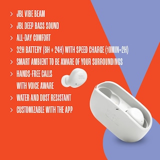 Foto 4 | Foto 4 | Auriculares True Wireless Jbl Vibe Buds Smart Ambient Blanco - Venta Internacional