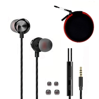 Foto 1 | Foto 1 | Auriculares Intraurales Metálicos Con Cable Apexone Con Micrófono Y Control De Volumen - Venta Internacional.