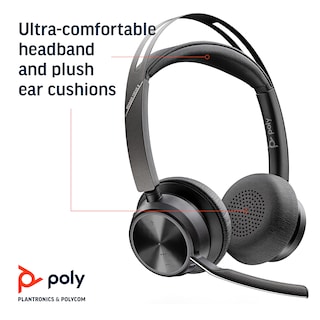 Foto 6 | Foto 6 | Auriculares Poly Voyager Focus 2 Uc Usb-a con Soporte Bluetooth Anc - Venta Internacional