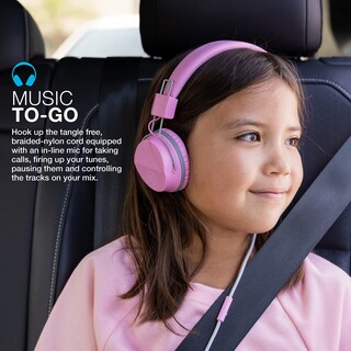 Foto 5 | Foto 5 | Auriculares Supraaurales Jlab Jbuddies Studio Para Niños Con Micrófono (rosa) - Venta Internacional.