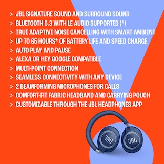 Foto 6 | Foto 6 | Auriculares Inalámbricos JBL Live 770NC con Cancelación de Ruido Adaptativa - Venta Internacional