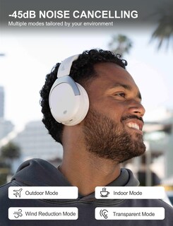 Foto 3 | Foto 3 | Auriculares Supraaurales Inalámbricos Edifier W830nb Con Anc Blancos - Venta Internacional.