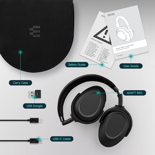 Foto 5 | Foto 5 | Auriculares Epos | Sennheiser Adapt 660 Wireless Bluetooth Anc - Venta Internacional.