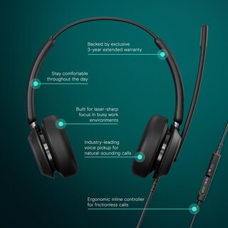 Foto 2 | Foto 2 | Auriculares De Oficina Epos Impact 760 Con Cable Y Micrófono Usb-c - Venta Internacional.
