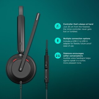 Foto 3 | Foto 3 | Auriculares De Oficina Epos Impact 760 Con Cable Y Micrófono Usb-c - Venta Internacional.