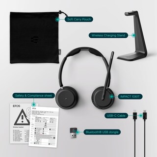 Foto 5 | Foto 5 | Auriculares Epos Impact 1061t Para Oficina Abierta Mejorados Con Anc Híbrido - Venta Internacional.