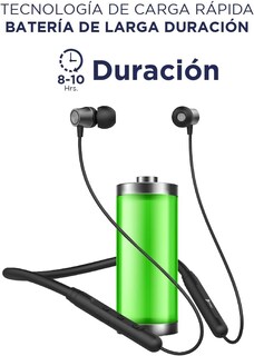 Foto 8 | Foto 8 | Audífonos Deportivos Inalámbricos Hokins Bluetooth 5.2 Con Banda Para El Cuello Contra Agua Ipx5