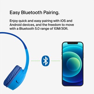 Foto 6 | Foto 6 | Auriculares Inalámbricos Belkin Soundform Mini Kids Con Micrófono, Color Azul - Venta Internacional.