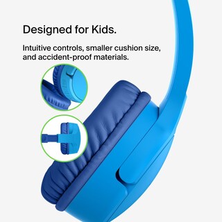 Foto 7 | Foto 7 | Auriculares Inalámbricos Belkin Soundform Mini Kids Con Micrófono, Color Azul - Venta Internacional.