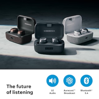 Foto 4 | Foto 4 | Auriculares Sennheiser Momentum True Wireless 4 Smart Black Copper - Venta Internacional.