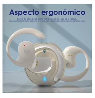 Foto 3 | Foto 3 | Auriculares Deportivos Bluetooth Con Oreja Colgante Beige