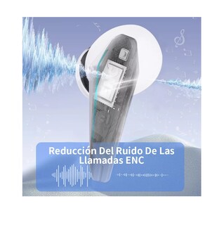 Foto 3 | Foto 3 | Auriculares In-ear Gamer Inalámbricos Bluetooth Earphone X16 Blanco