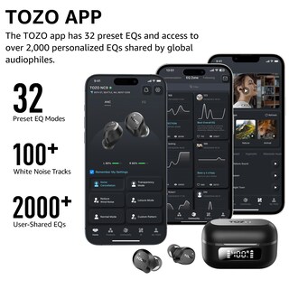 Foto 4 | Foto 4 | Auriculares Inalámbricos Tozo Hybrid Con Cancelación Activa De Ruido, 59 Horas De Reproducción - Venta Internacional.