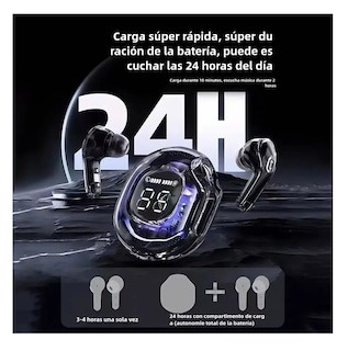 Foto 2 | Foto 2 | Audífonos Inalámbricos Belug Ipx4 Negro