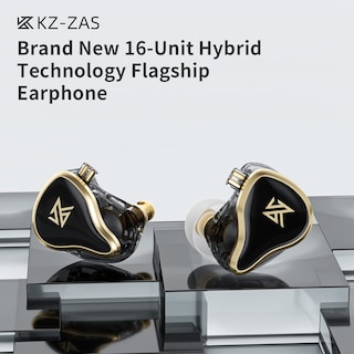 Foto 2 | Foto 2 | Auriculares Kz Zas 7ba+1dd 16 Hybrid Drivers Hifi Bass Black - Venta Internacional.