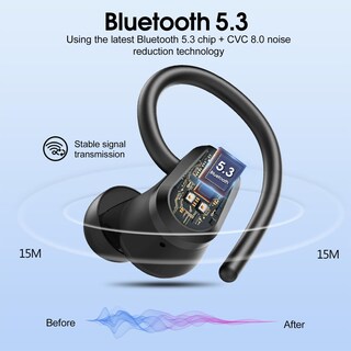 Foto 2 | Foto 2 | Auriculares Inalámbricos Poounur H9 Bluetooth 5.3 Sport 50h Ip7 Impermeables - Venta Internacional