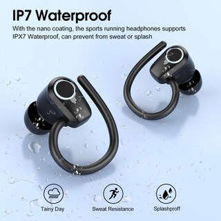 Foto 4 | Foto 4 | Auriculares Inalámbricos Poounur H9 Bluetooth 5.3 Sport 50h Ip7 Impermeables - Venta Internacional