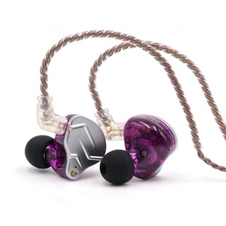 Foto 1 | Foto 1 | Auriculares Linsoul Kz Zsn Pro Hybrid 1ba+1dd Con Micrófono Morado - Venta Internacional