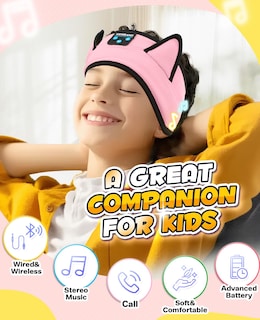 Foto 5 | Foto 5 | Auriculares con Diadema Boodlab Kids Bluetooth Inalámbricos y con Cable - Venta Internacional