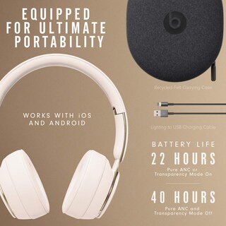 Foto 7 | Foto 7 | Auriculares Inalámbricos Beats Solo Pro Cancelación de Ruido Marfil - Venta Internacional