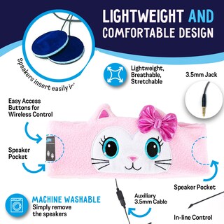 Foto 3 | Foto 3 | Auriculares Inalámbricos Cozyphones Para Niños Pequeños Con Límite De Volumen - Venta Internacional.