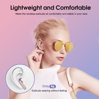 Foto 4 | Foto 4 | Auriculares Inalámbricos Oyib Md058a Bluetooth 5.3 Oro Rosa - Venta Internacional