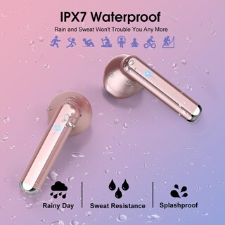 Foto 7 | Foto 7 | Auriculares Inalámbricos Oyib Md058a Bluetooth 5.3 Oro Rosa - Venta Internacional