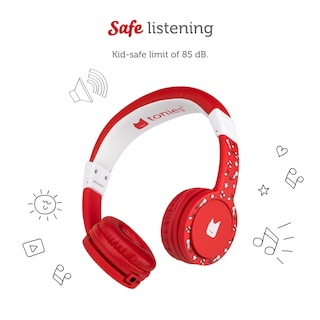 Foto 3 | Foto 3 | Auriculares Plegables Tonies Con Cable Para Niños, Color Rojo - Venta Internacional.