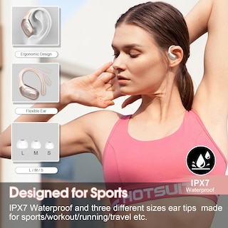 Foto 5 | Foto 5 | Auriculares Inalámbricos Aptkdoe 75hrs Bluetooth 5.3 Headphone Sport - Venta Internacional.