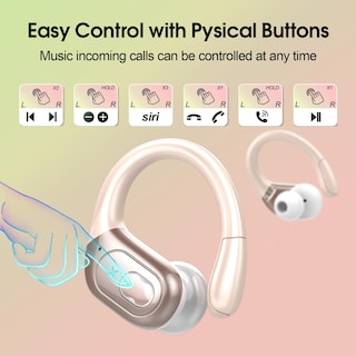 Foto 7 | Foto 7 | Auriculares Inalámbricos Aptkdoe 75hrs Bluetooth 5.3 Headphone Sport - Venta Internacional.