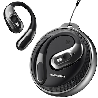 Foto 1 | Foto 1 | Auriculares Inalámbricos Monster Open Ear Buds Bluetooth 5.4 Negros - Venta Internacional.