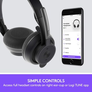 Foto 5 | Foto 5 | Auriculares Bluetooth Logitech Zone Inalámbricos Negros - Venta Internacional.