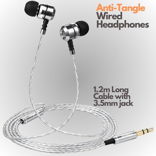 Foto 3 | Foto 3 | Auriculares Intraurales Con Cable Sephia Sp3060 Hd Bass De Aluminio - Venta Internacional.