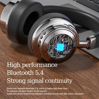 Foto 5 | Foto 5 | Auriculares Bluetooth Vintage De Metal Con Batería De 38 Horas - Venta Internacional.