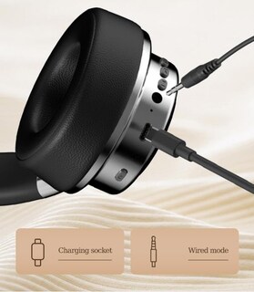Foto 7 | Foto 7 | Auriculares Bluetooth Vintage De Metal Con Batería De 38 Horas - Venta Internacional.
