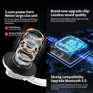 Foto 3 | Foto 3 | Auriculares Inalámbricos Bluetooth Genéricos De 2 Núcleos V5.0 Sin Pérdidas - Venta Internacional.