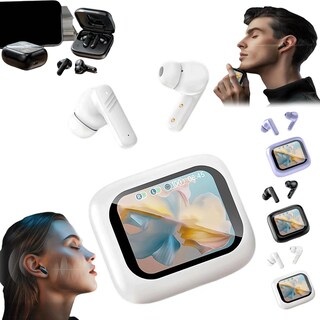 Foto 1 | Foto 1 | Auriculares Bluetooth Smart Touch Screen 5.4 Impermeables Negros - Venta Internacional.