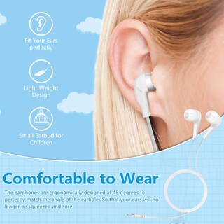 Foto 2 | Foto 2 | Auriculares Con Cable Para Niños Con Micrófono, Conector De 3,5 Mm - Venta Internacional.